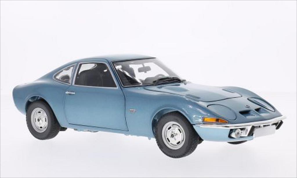 Opel GT 1/18 Minichamps metallic blue 1972 diecast model cars
