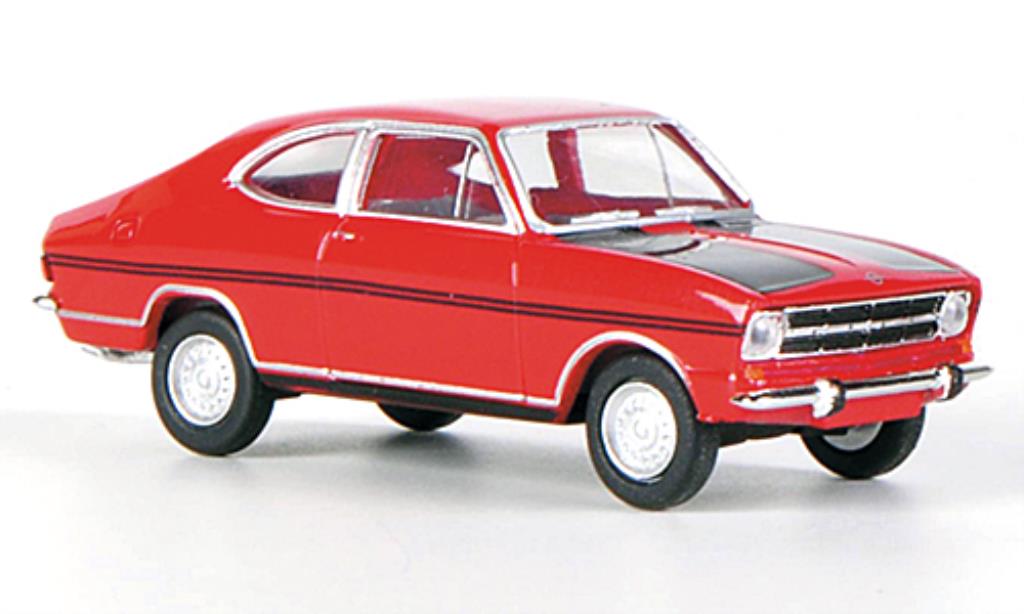 Opel Kadett B 1/87 Herpa B Rally red/black diecast model cars