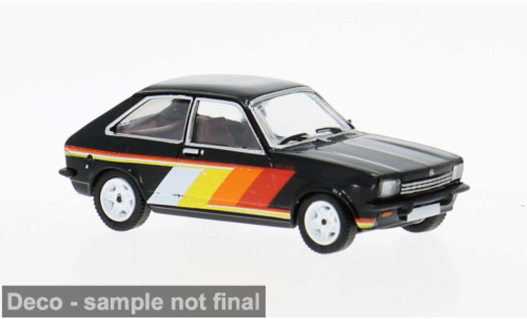 Opel Kadett 1/87 PCX87 C City black/Dekor 1975 1:87 diecast model cars