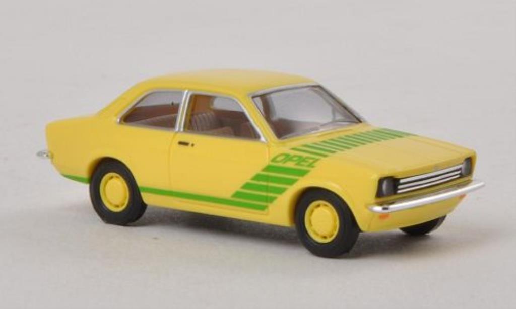 Opel Kadett C 1/87 Busch C Swinger yellow/grun 1977 diecast model cars
