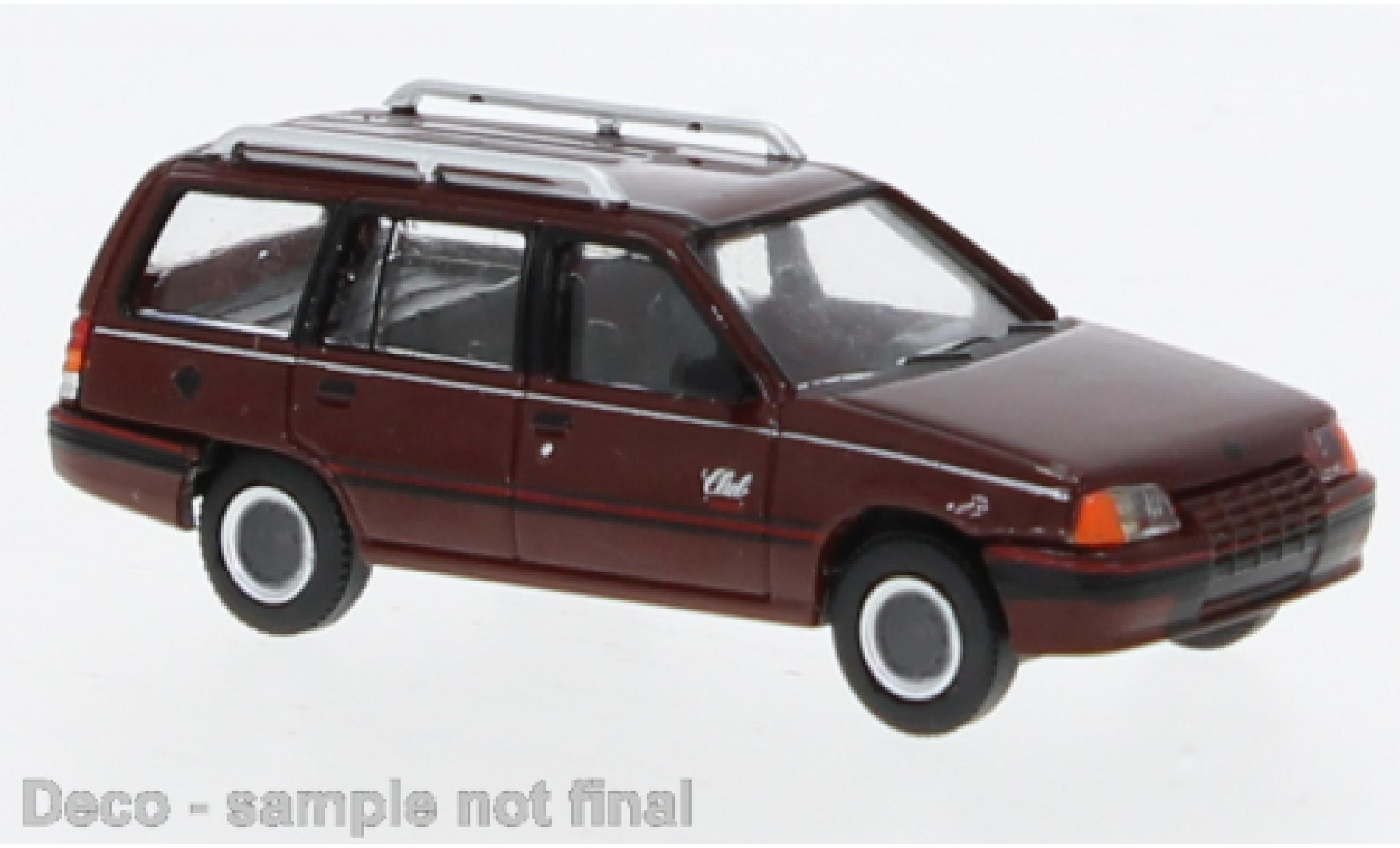 Opel Kadett 1/87 PCX87 E Carav red 1:87 diecast model cars