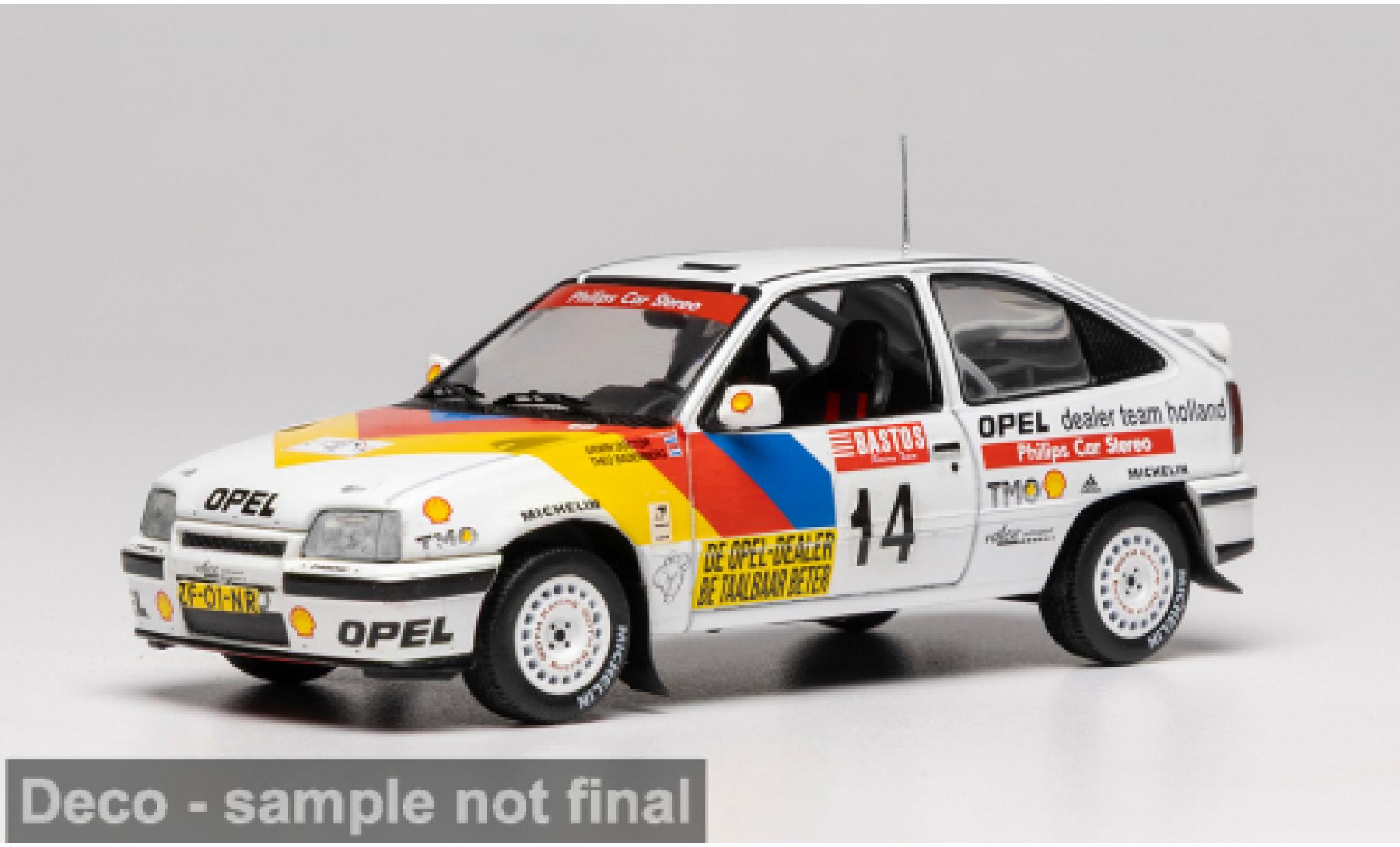 Opel Kadett 1/43 IXO E GSI Circuit des Ardennes 1992 #14 E.Doctor/T.Badenberg 1:43 diecast model cars