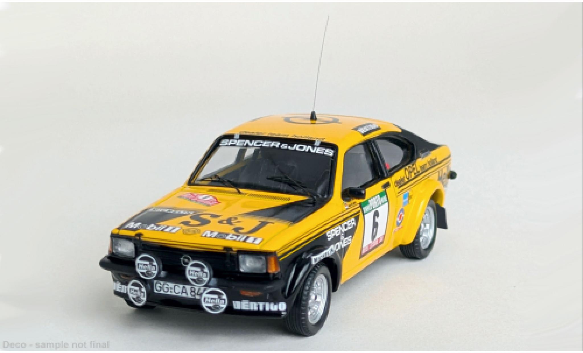 Opel Kadett 1/43 Trofeu GT/E Rally Portugal 1979 #6 A.Kull&auml;ng/B.de Jong 1:43 diecast model cars