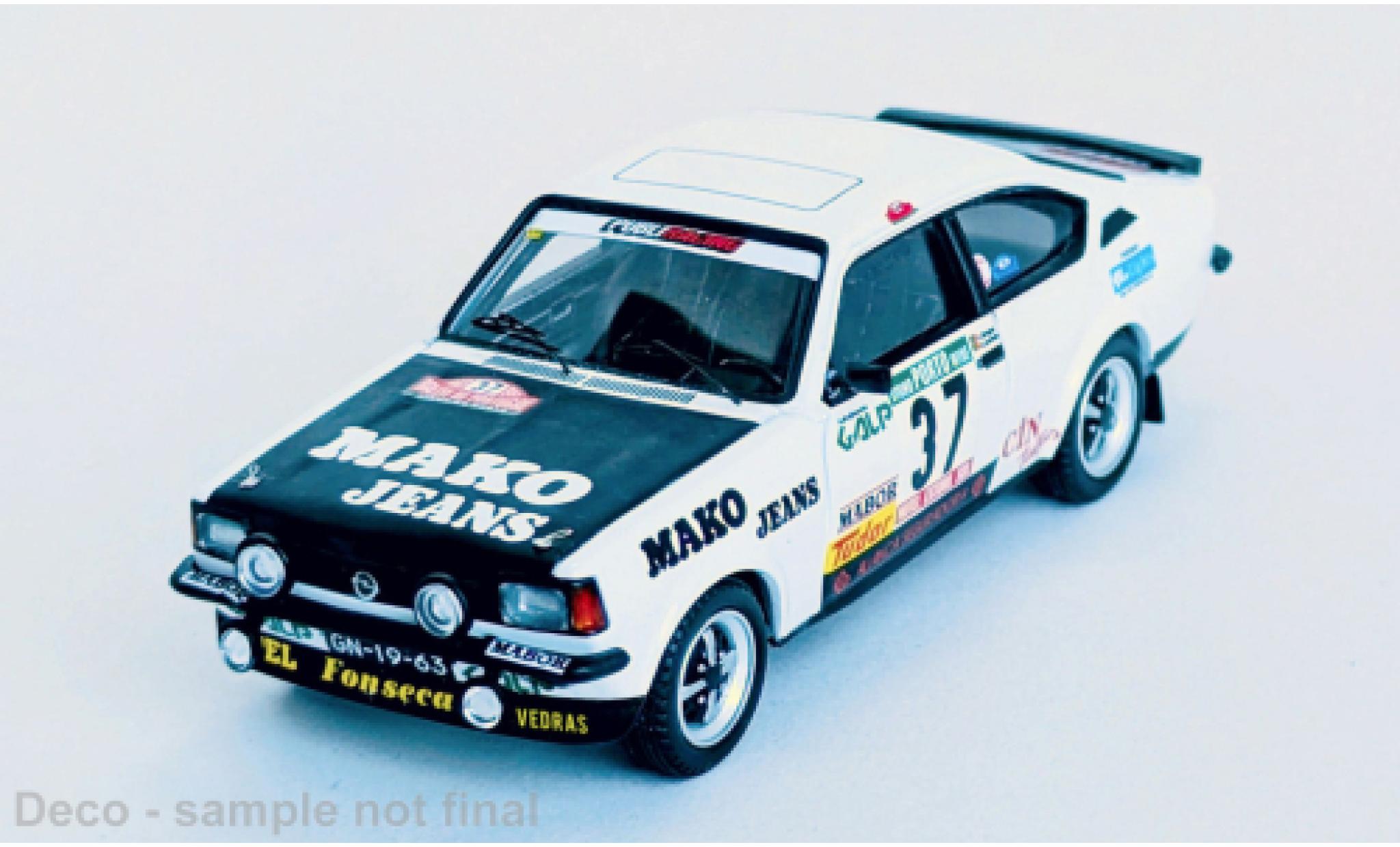 Opel Kadett 1/43 Trofeu GT/E Rally Portugal 1983 #37 A.Borges/A.Lavrador 1:43 diecast model cars
