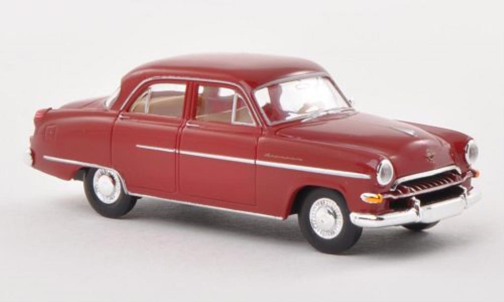 Opel Kapitan 1/87 Brekina 1954 red diecast model cars