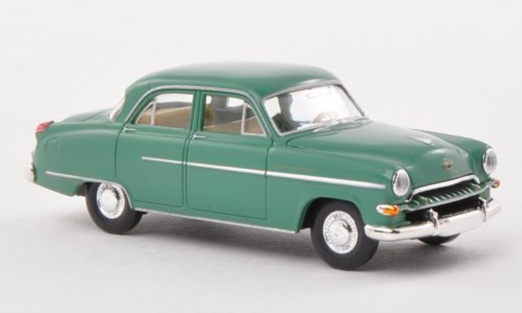 Opel Kapitan 1/87 Brekina 1954 grun diecast model cars