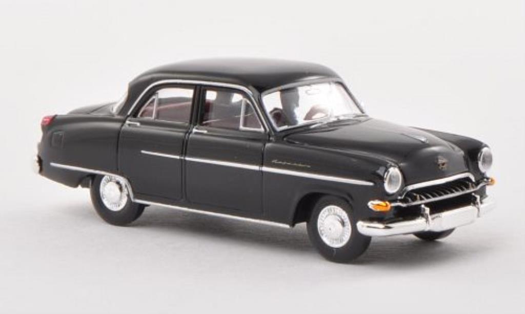 Opel Kapitan 1/87 Brekina 1954 black diecast model cars