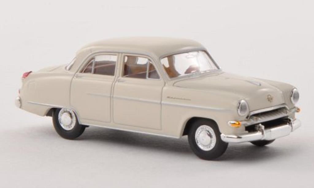 Opel Kapitan 1/87 Brekina 1954 white diecast model cars