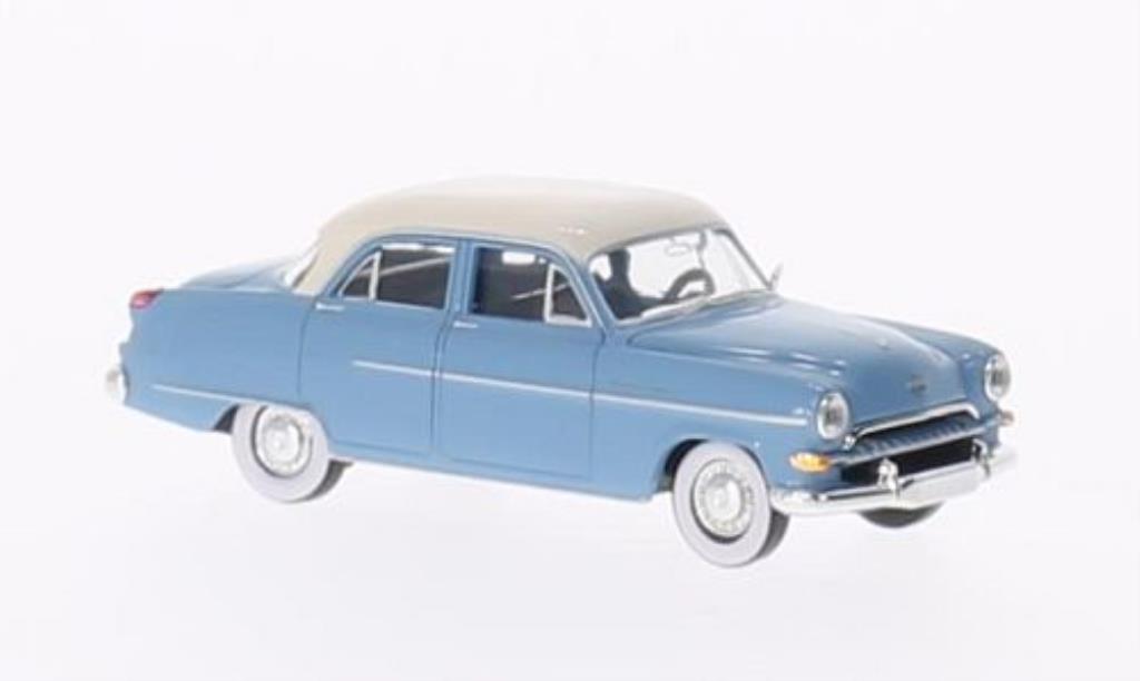 Opel Kapitan 1/87 Brekina blue/white diecast model cars