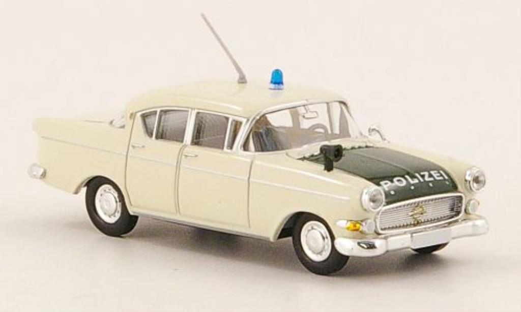 Opel Kapitan 1/87 Brekina P 2.5 Police white/grun diecast model cars