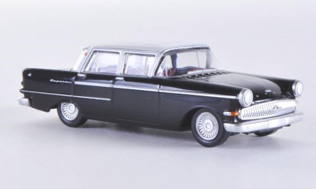 Opel Kapitan 1/87 Herpa P2.6 black/white diecast model cars