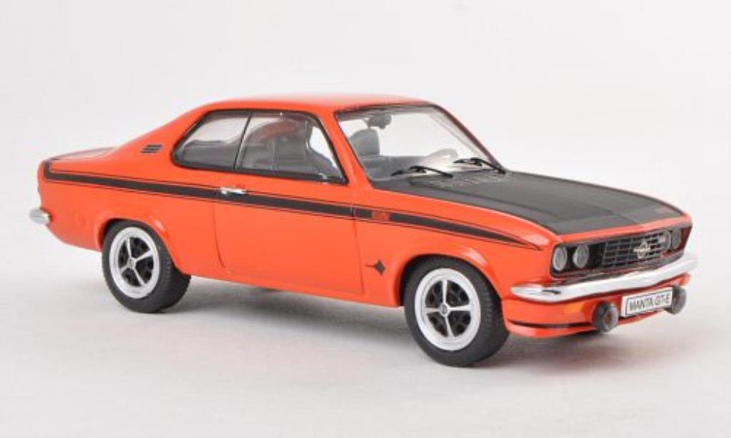 Opel Manta A 1/43 Schuco A GT/E red/matt-black diecast model cars