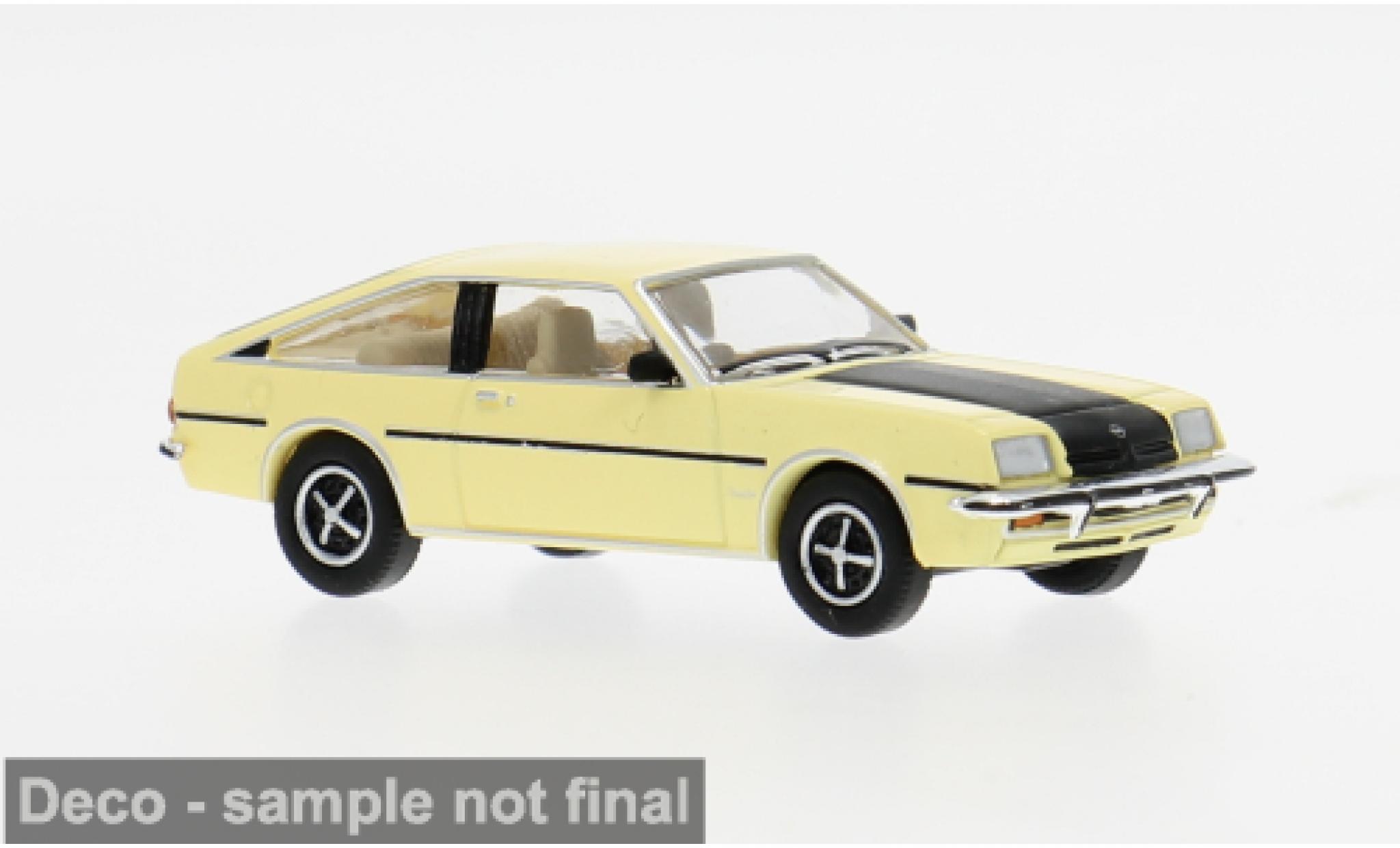 Opel Manta 1/87 PCX87 B CC yellow 1978 1:87 diecast model cars