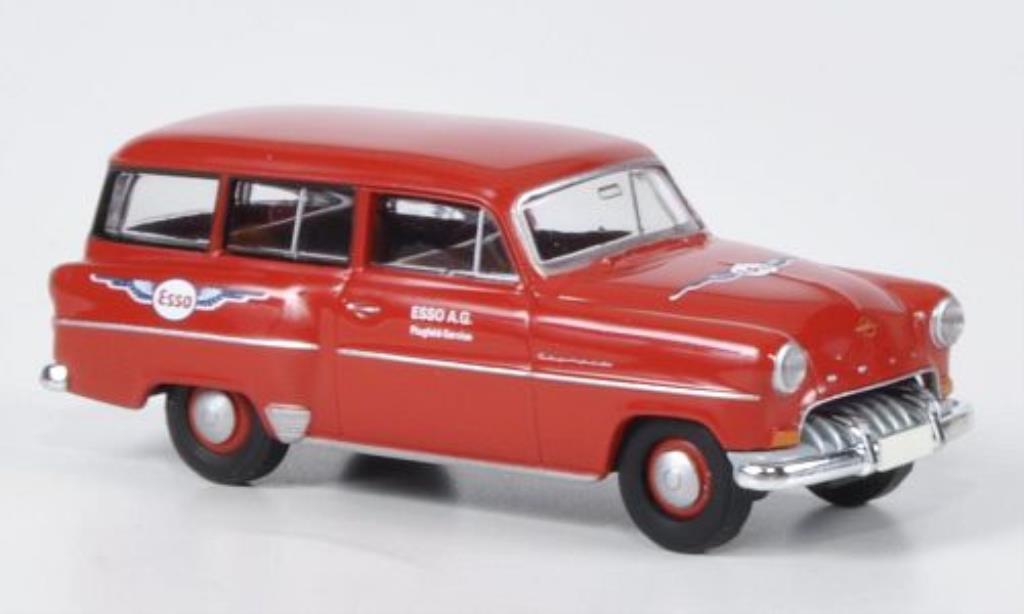 Opel Olympia 1/87 Brekina Caravan Esso Flugservice diecast model cars