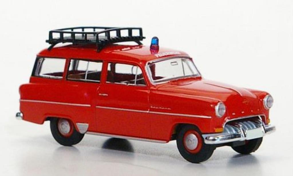 Opel Olympia 1/87 Brekina Caravan Fire brigade diecast model cars