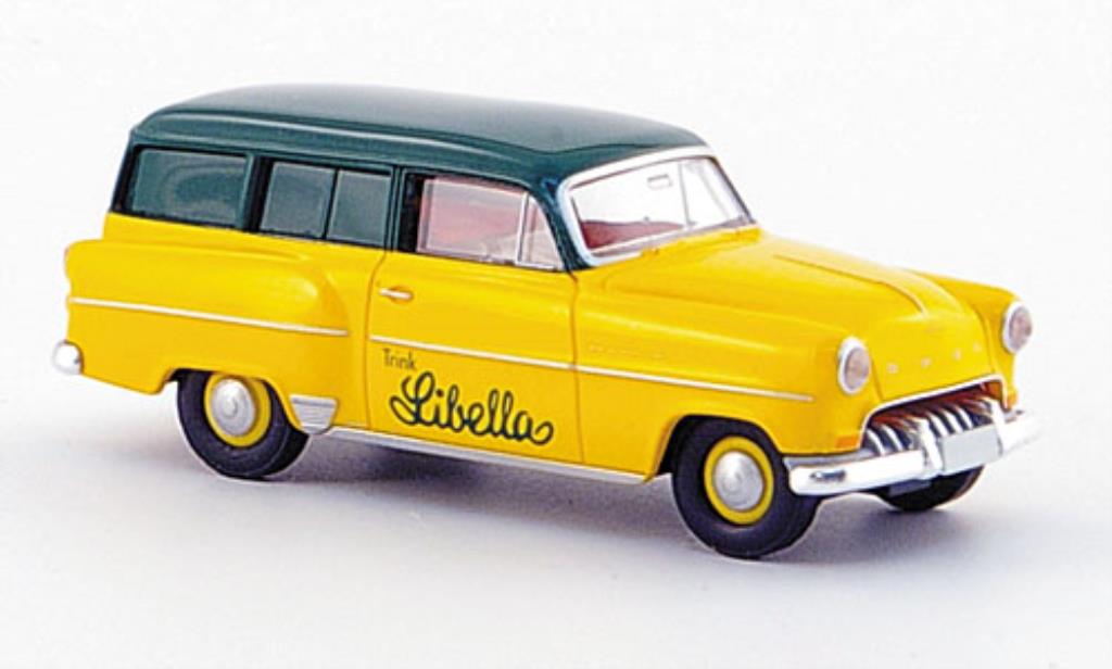 Opel Olympia 1/87 Brekina Caravan Libella yellow/grun diecast model cars