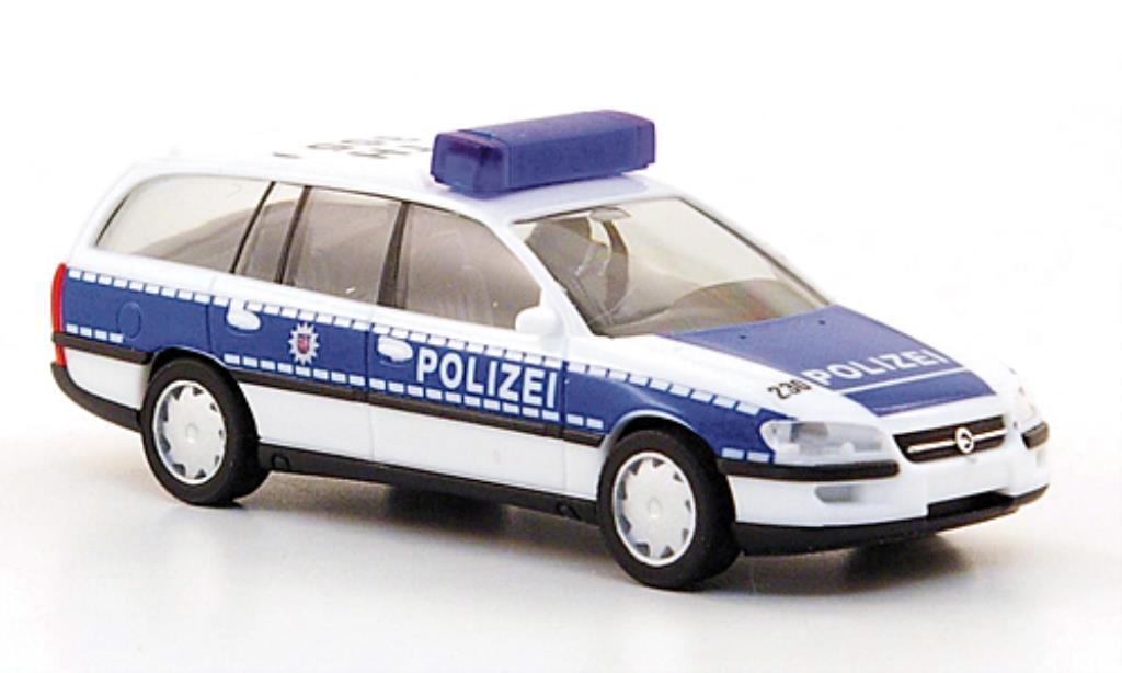 Opel Omega 1/87 Herpa B Caravan Police Thuringen diecast model cars