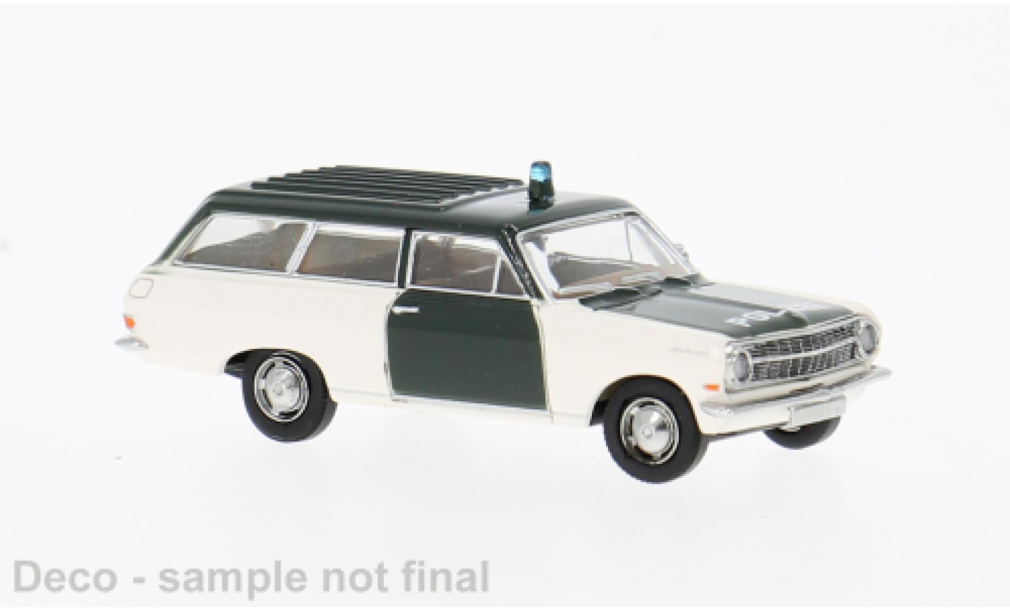 Opel Rekord 1/87 Brekina A Caravan 1963 Police 1:87 diecast model cars