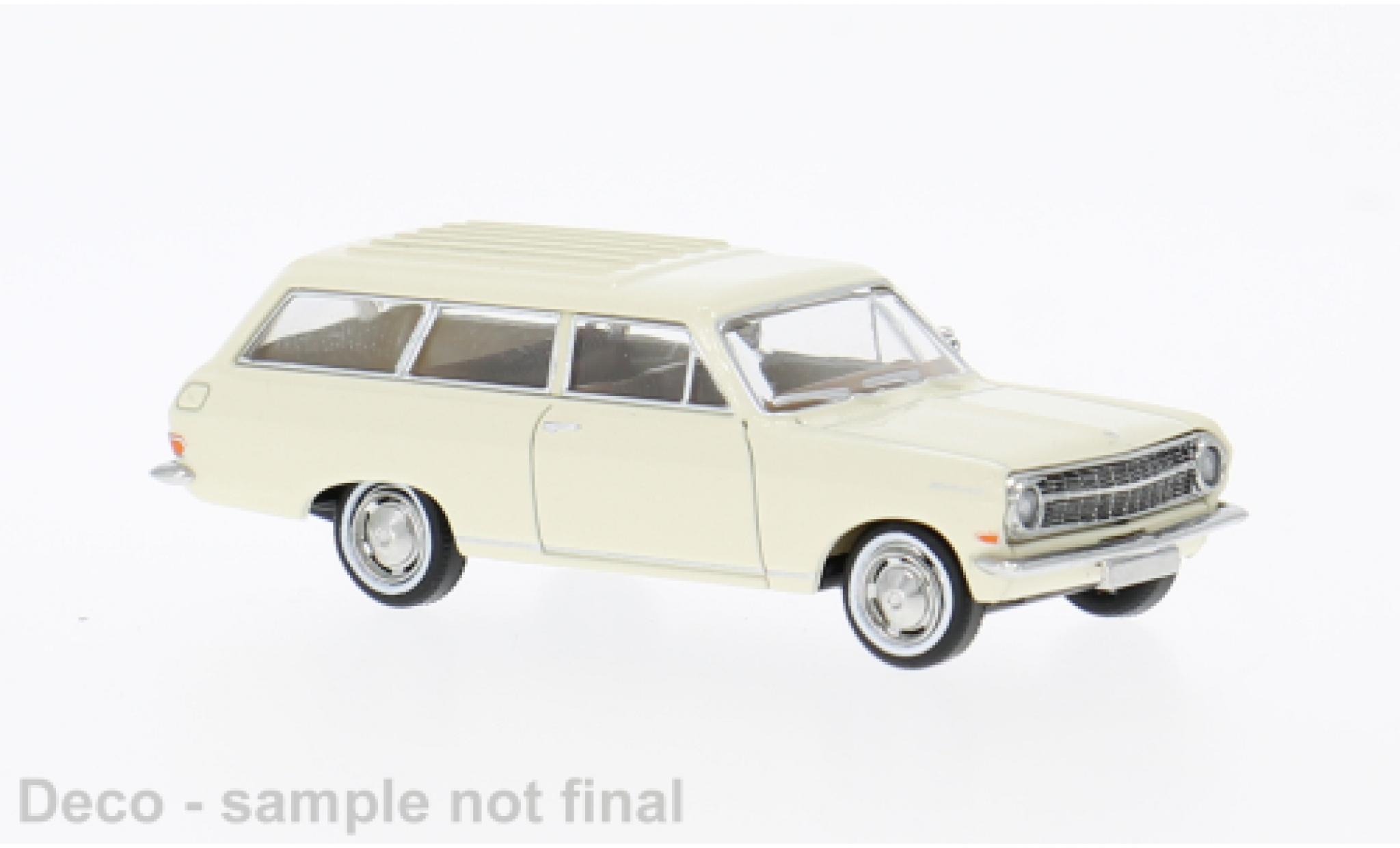 Opel Rekord 1/87 Brekina A Caravan white 1963 1:87 diecast model cars