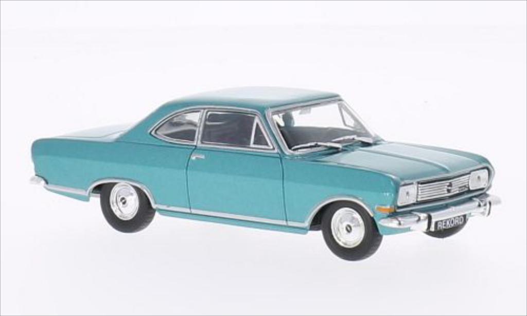 Opel Rekord 1/43 WhiteBox B Coupe metallic turkis 1965 diecast model cars