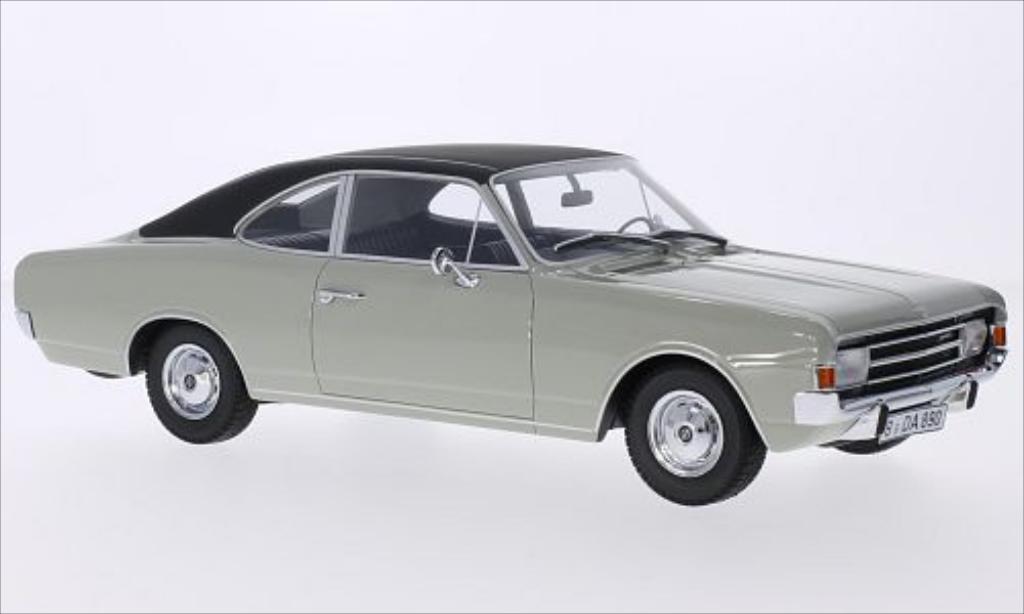 Opel Rekord 1/18 Minichamps C 1700 L Coupe grey/matt-black 1966 diecast model cars