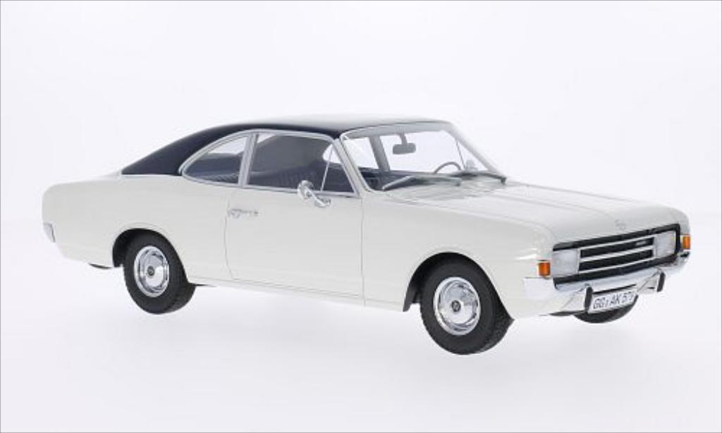 Opel Rekord 1/18 Minichamps C 1700 L Coupe white/blue 1966 diecast model cars