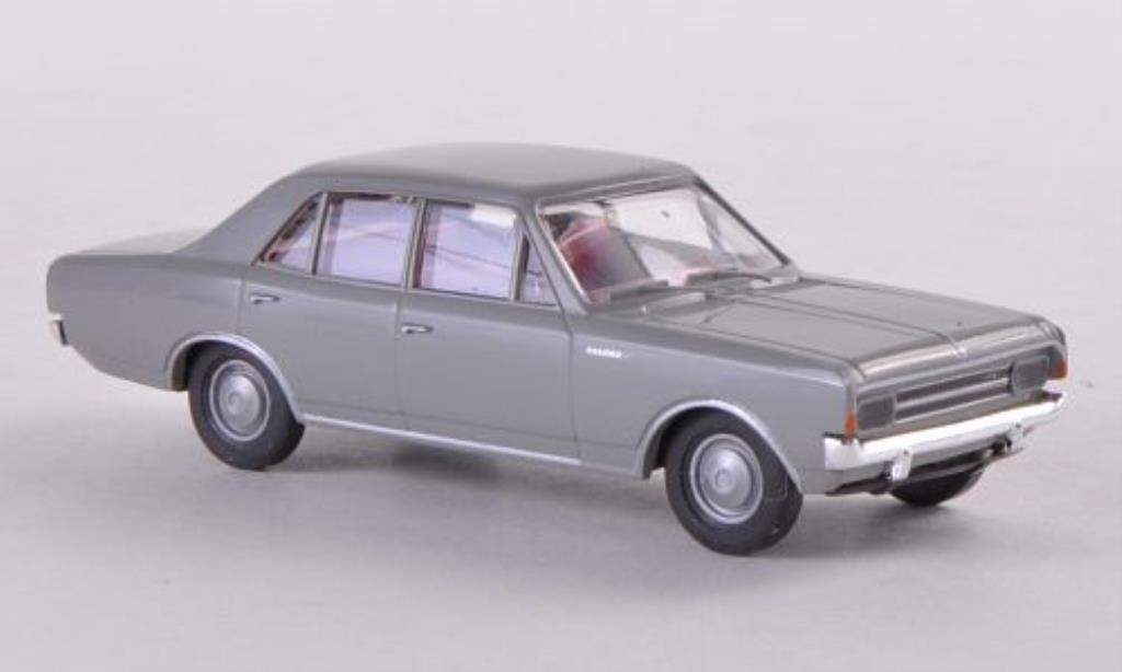 Opel Rekord 1/87 Brekina C grey diecast model cars