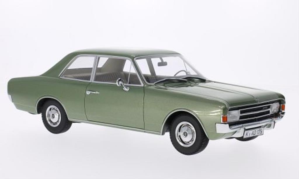 Opel Rekord 1/18 Minichamps C grun 1966 diecast model cars
