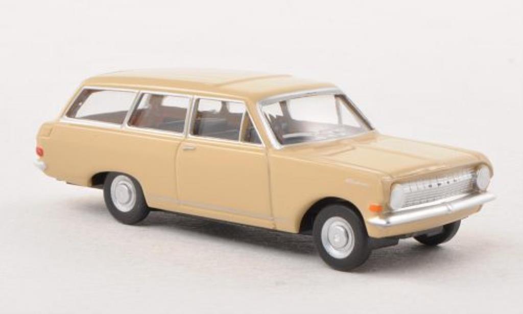Opel Rekord 1/87 Herpa CarAVan beige diecast model cars
