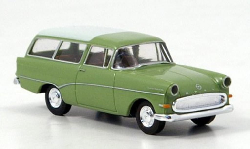 Opel Rekord 1/87 Brekina P 1 Caravan grun/white 1957 diecast model cars