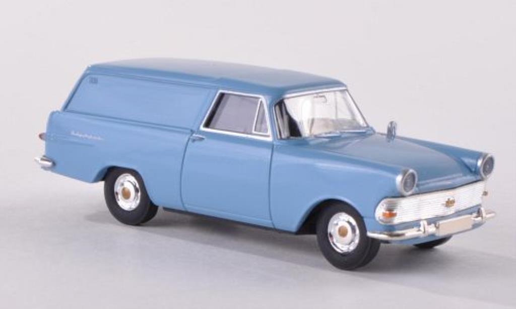 Opel Rekord 1/87 Brekina PII Kasten blue diecast model cars
