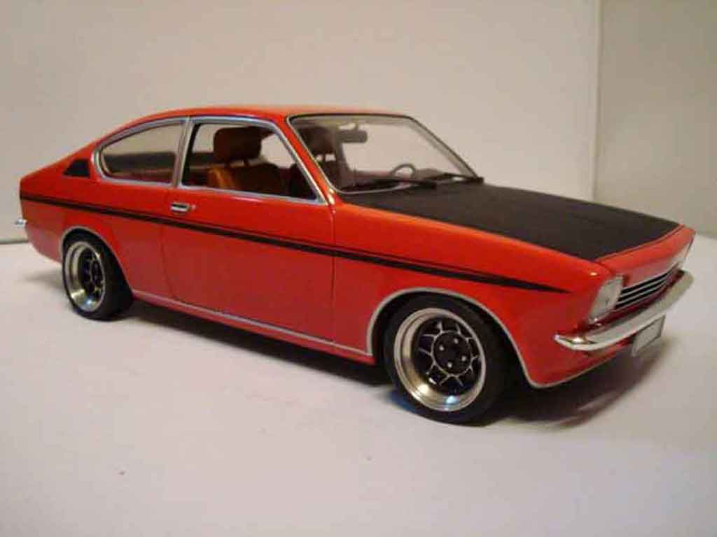 Opel Kadett C coupe sr 1976 red 1/18 Minichamps