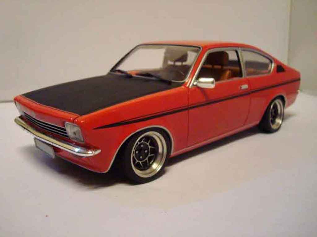 Opel Kadett C coupe sr 1976 red 1/18 Minichamps