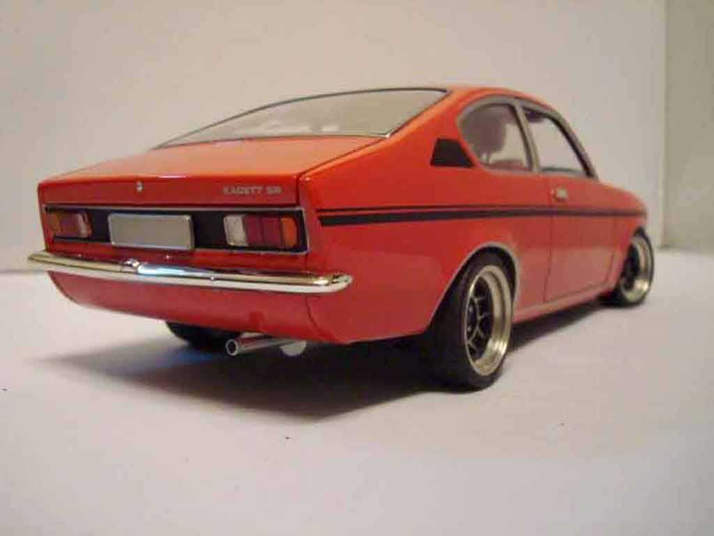 Opel Kadett C coupe sr 1976 red 1/18 Minichamps