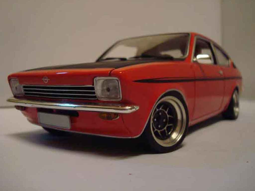 Opel Kadett coupe 1/18 Minichamps coupe sr 1976 red diecast model cars