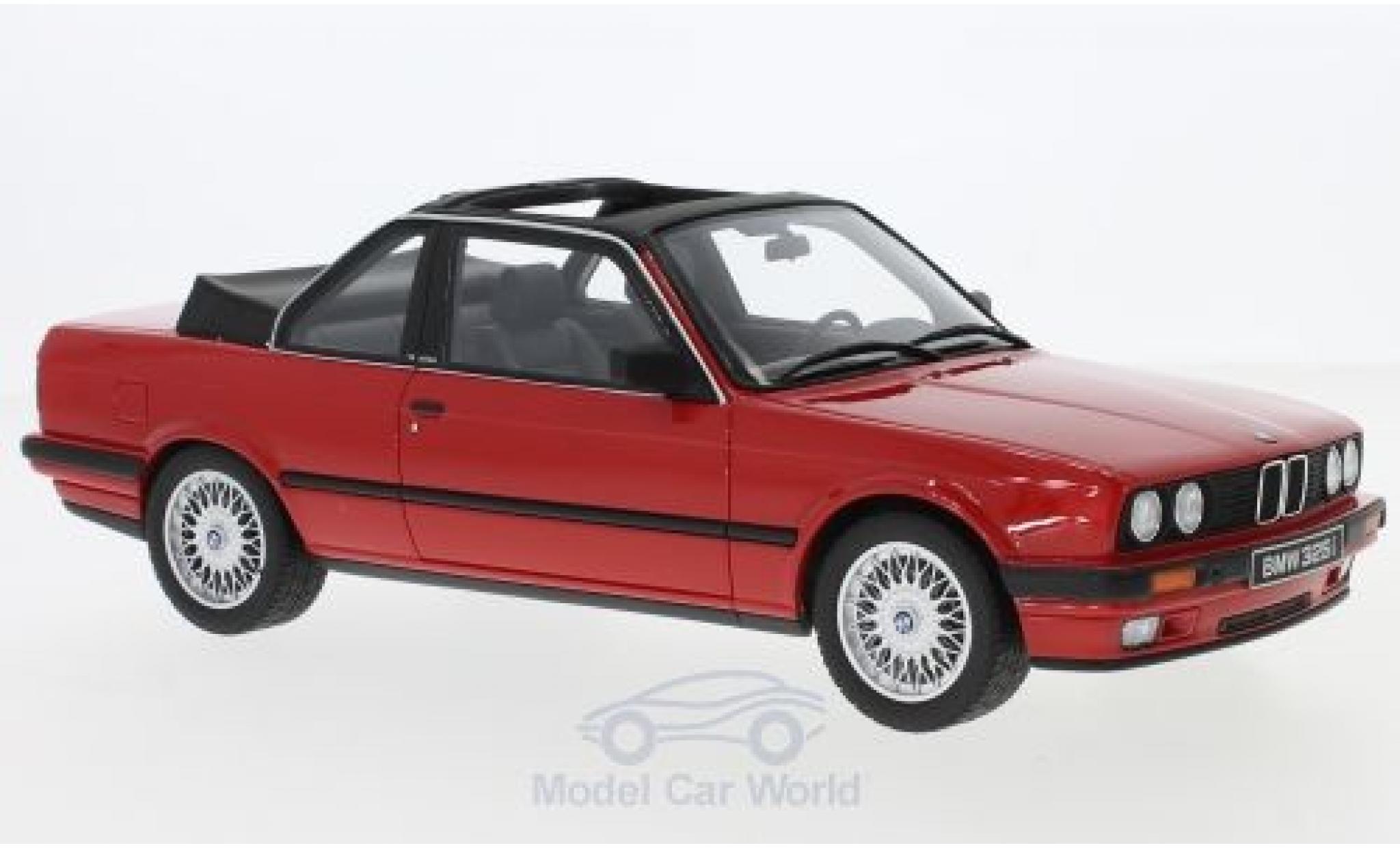 Bmw 325 1/18 Ottomobile i (E30) Baur red 1988 diecast model cars