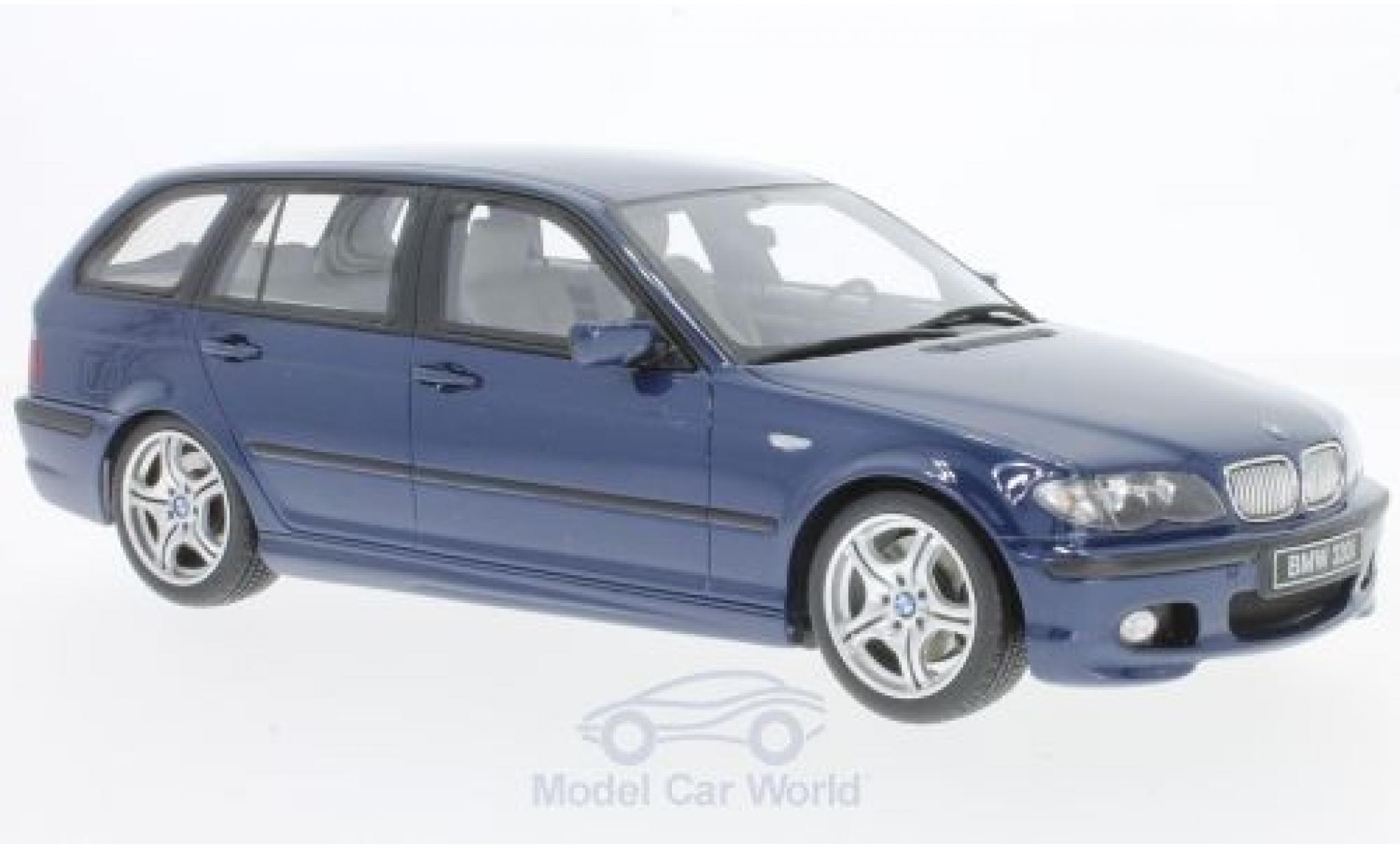 Bmw 330 E46 1/18 Ottomobile i (E46) Touring M Pack metallic blue 2005 diecast model cars