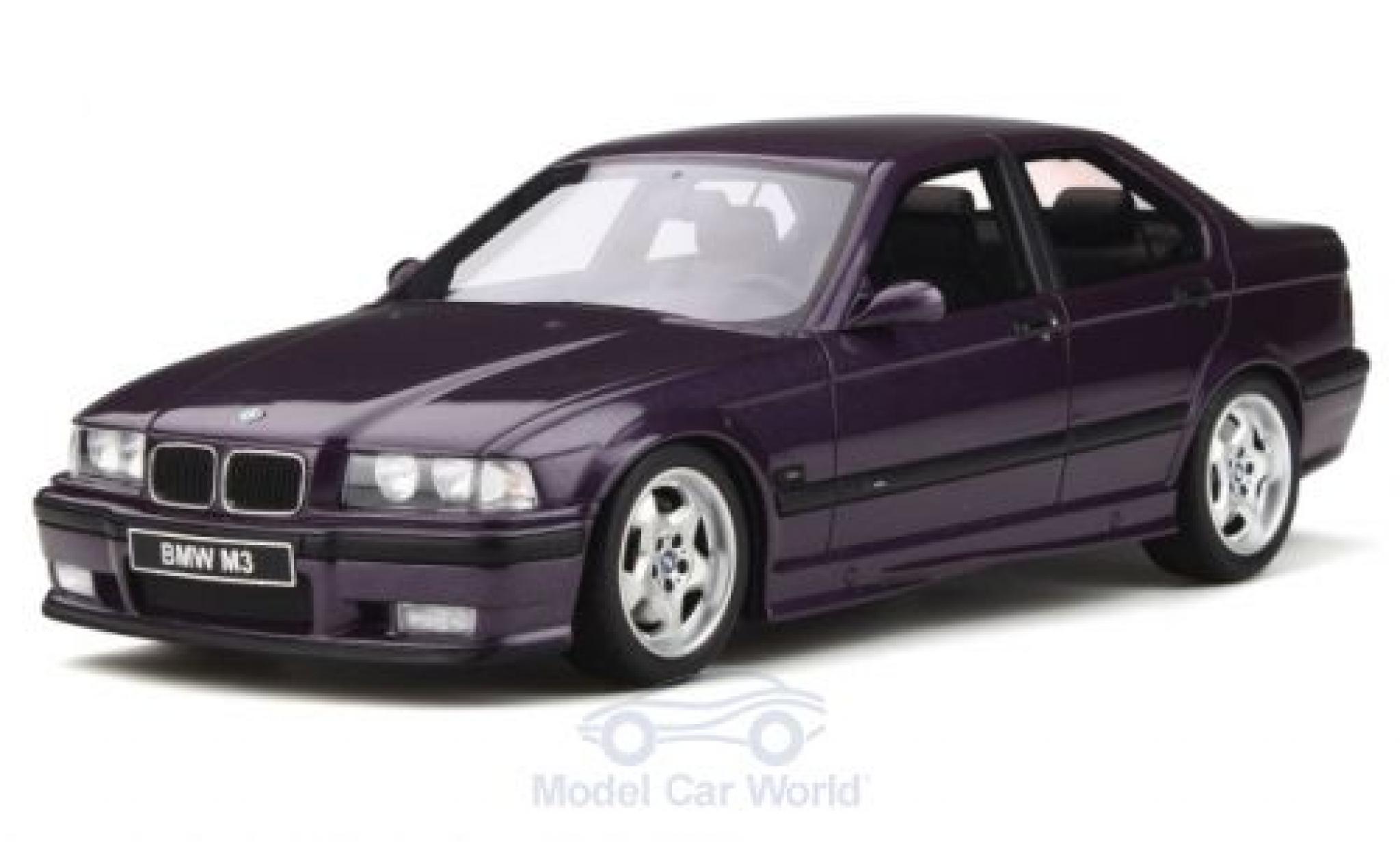 Bmw M3 1/18 Ottomobile (E36) metallic purple diecast model cars