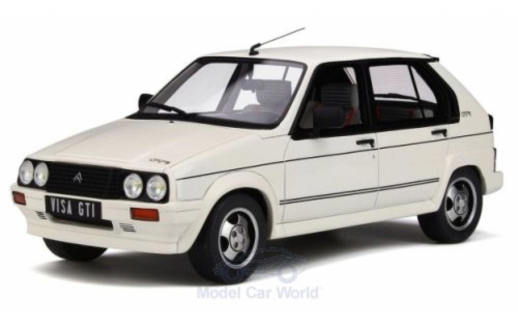 Citroen Visa 1/18 Ottomobile GTI white 1984 diecast model cars