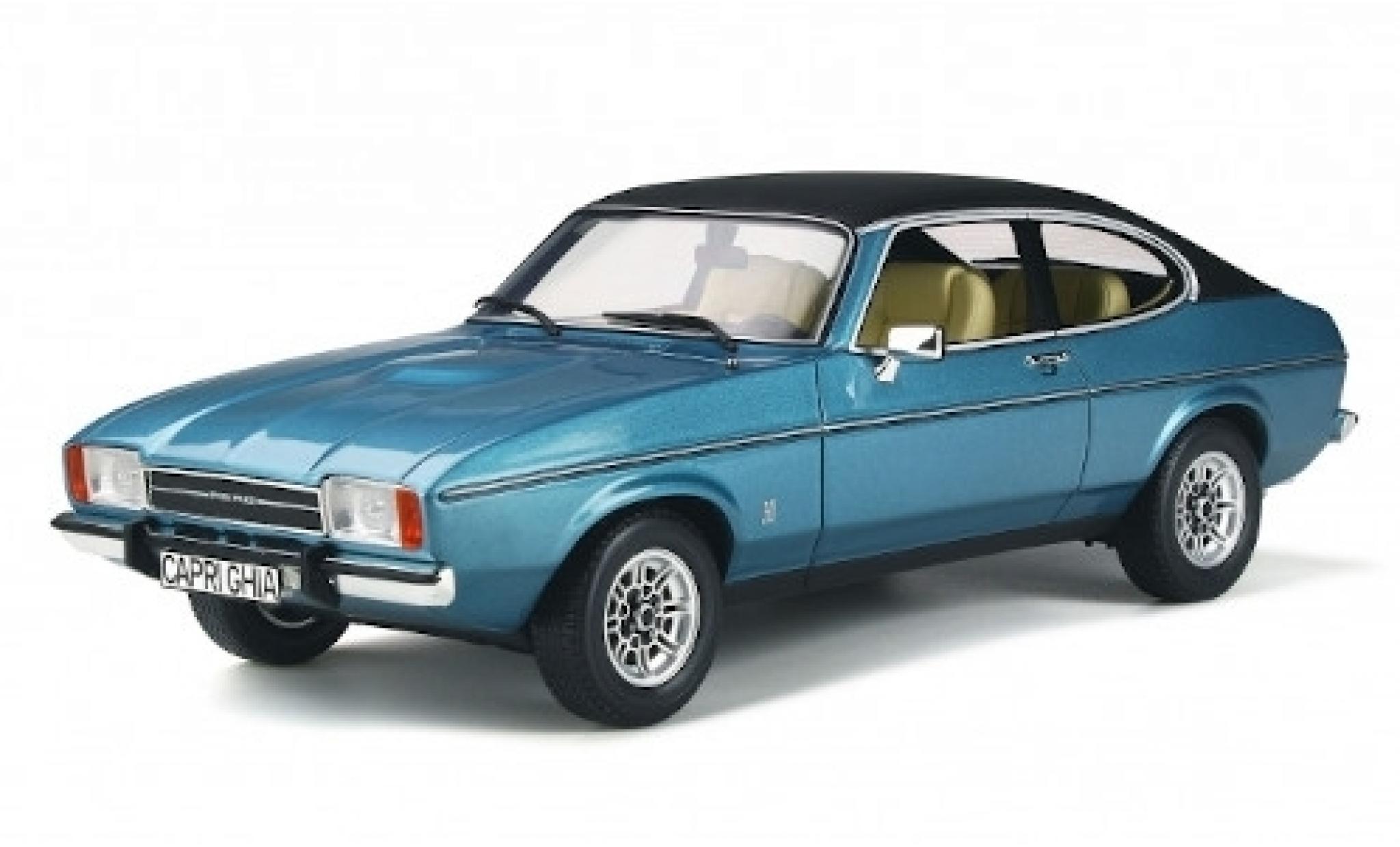 Ford Capri 1/18 Ottomobile MkII 3.0 Ghia metallic blue/black 1975 diecast model cars