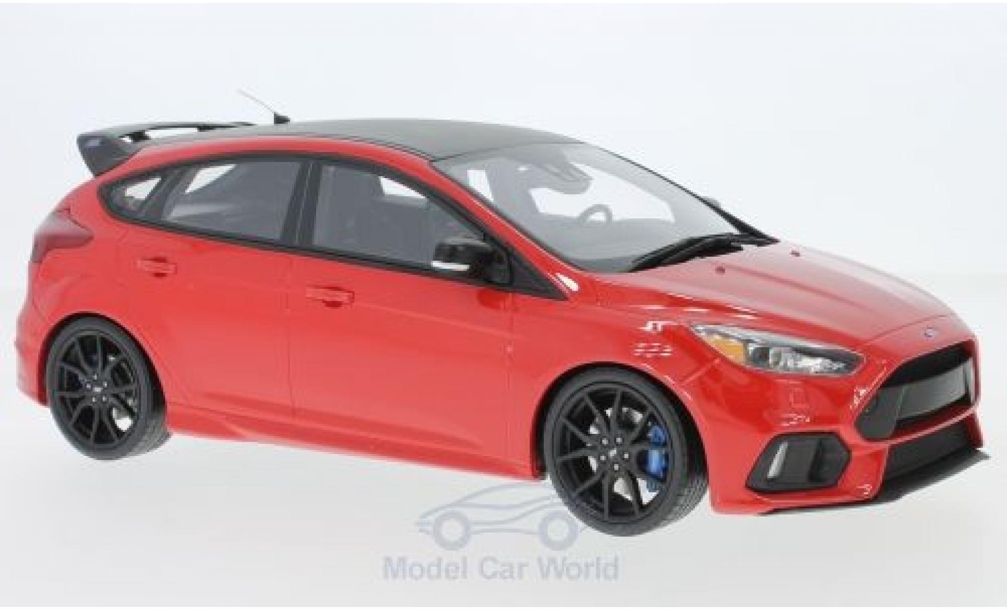 Ford Focus 1/18 Ottomobile MK III RS red/black 2018 diecast model cars