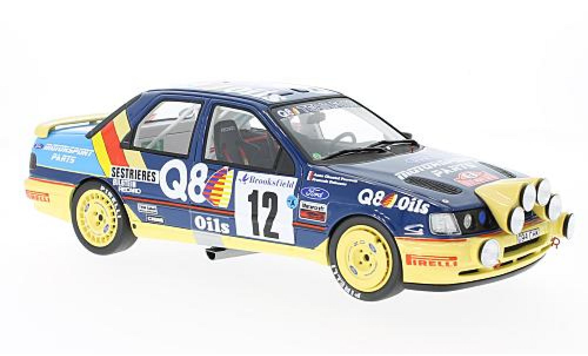 Ford Sierra 1/18 Ottomobile 4x4 No.12 Q8 Rally WM Rally Monte Carlo 1991 F.Delecour/A.C.Powels diecast model cars