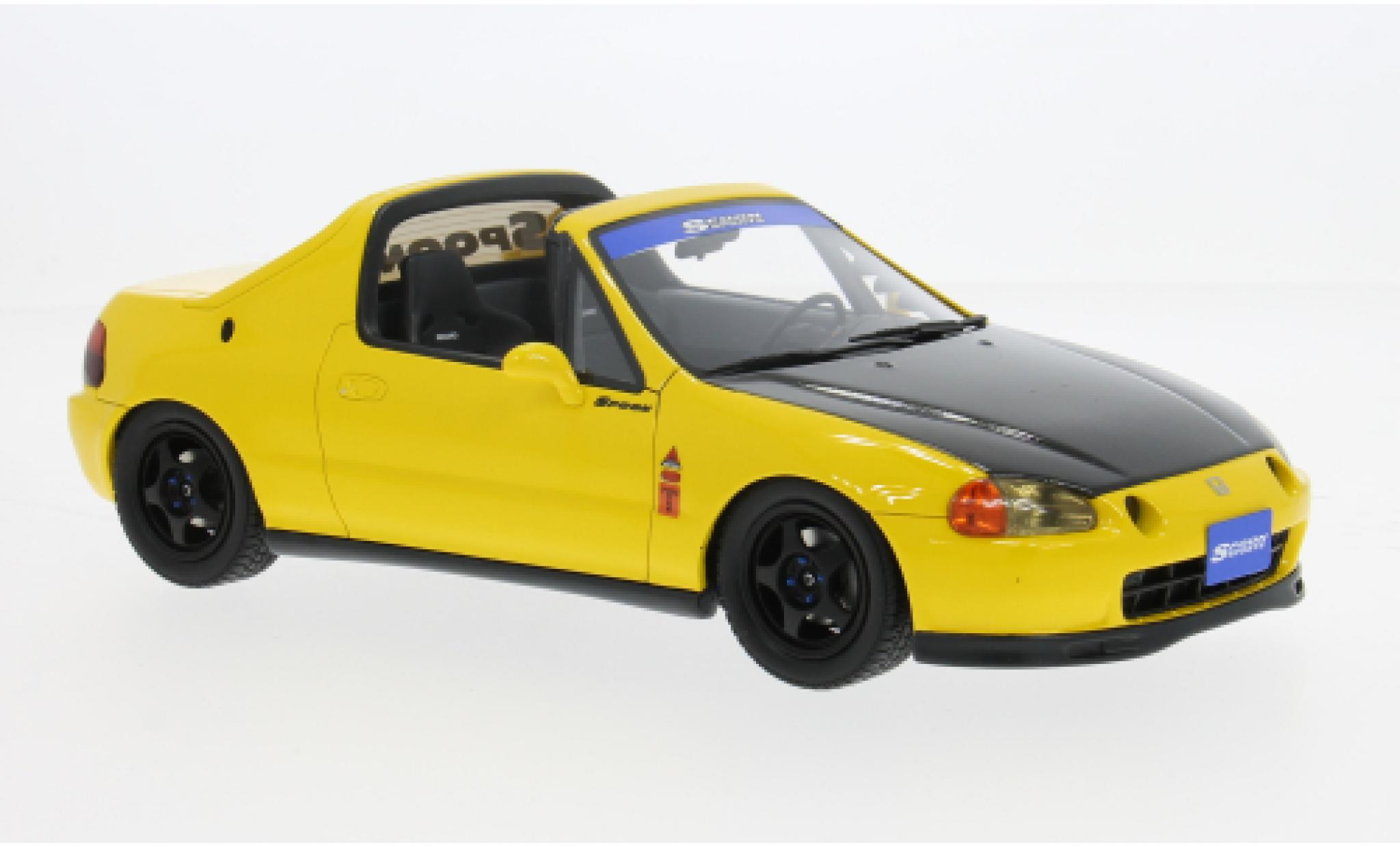 Honda Civic 1/18 Ottomobile Del Sol yellow/black 1996 1:18 diecast model cars