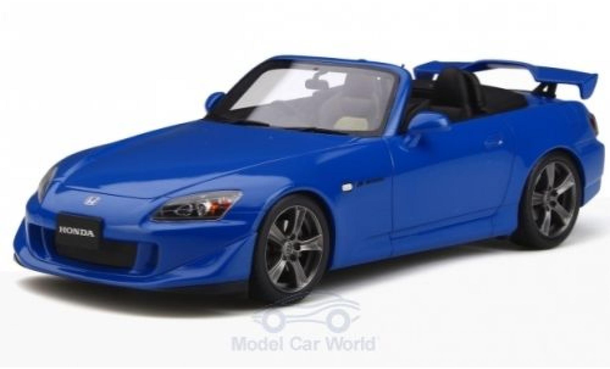 Honda S2000 1/18 Ottomobile Type S metallic blue RHD 2007 diecast model cars