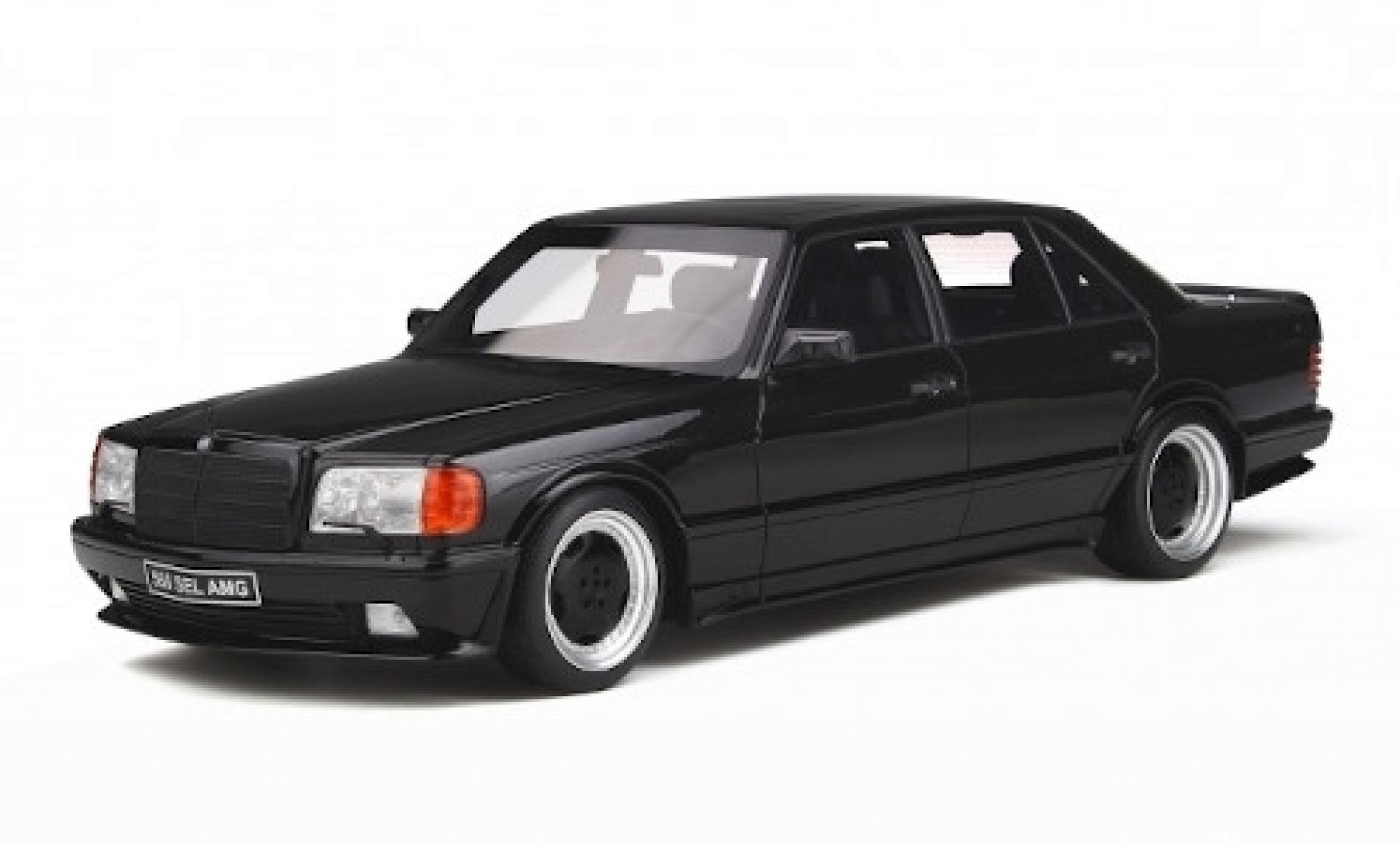 Mercedes 560 1/18 Ottomobile 6.0 SEL AMG (W126) metallic black diecast model cars