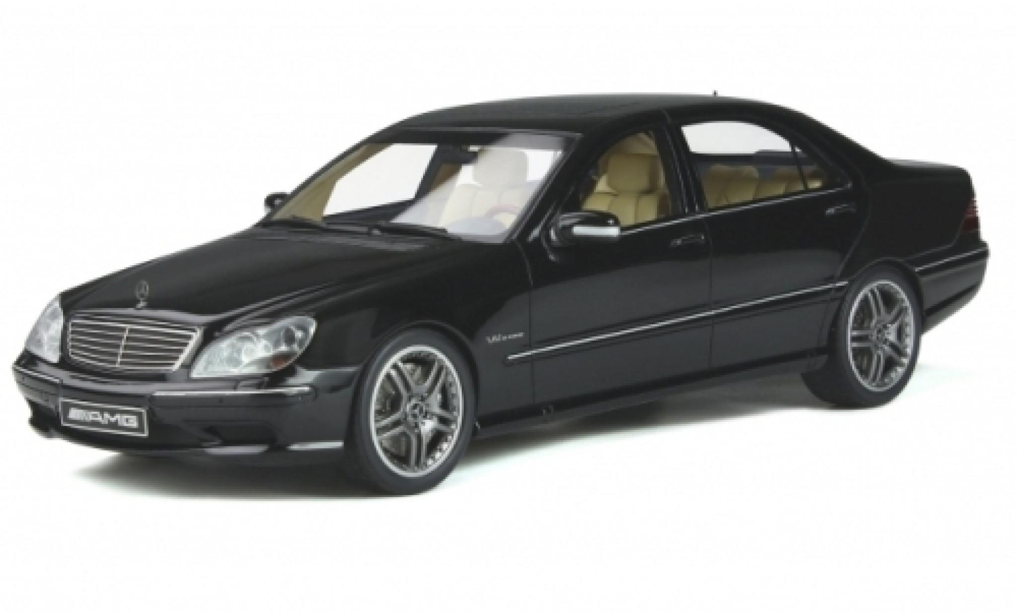 Mercedes Classe S 1/18 Ottomobile S 65 AMG (W220) metallic black 2004 diecast model cars