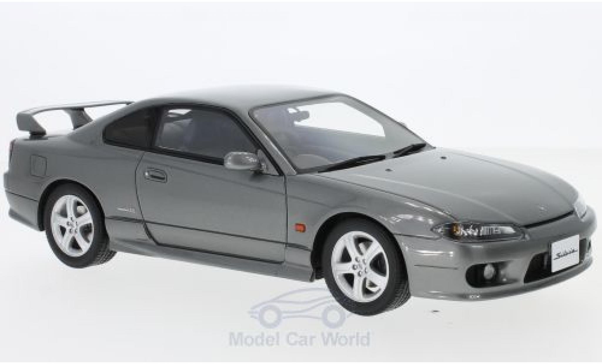 Nissan Silvia 1/18 Ottomobile Spec-R AERO (S15) metallic grey RHD 1999 diecast model cars