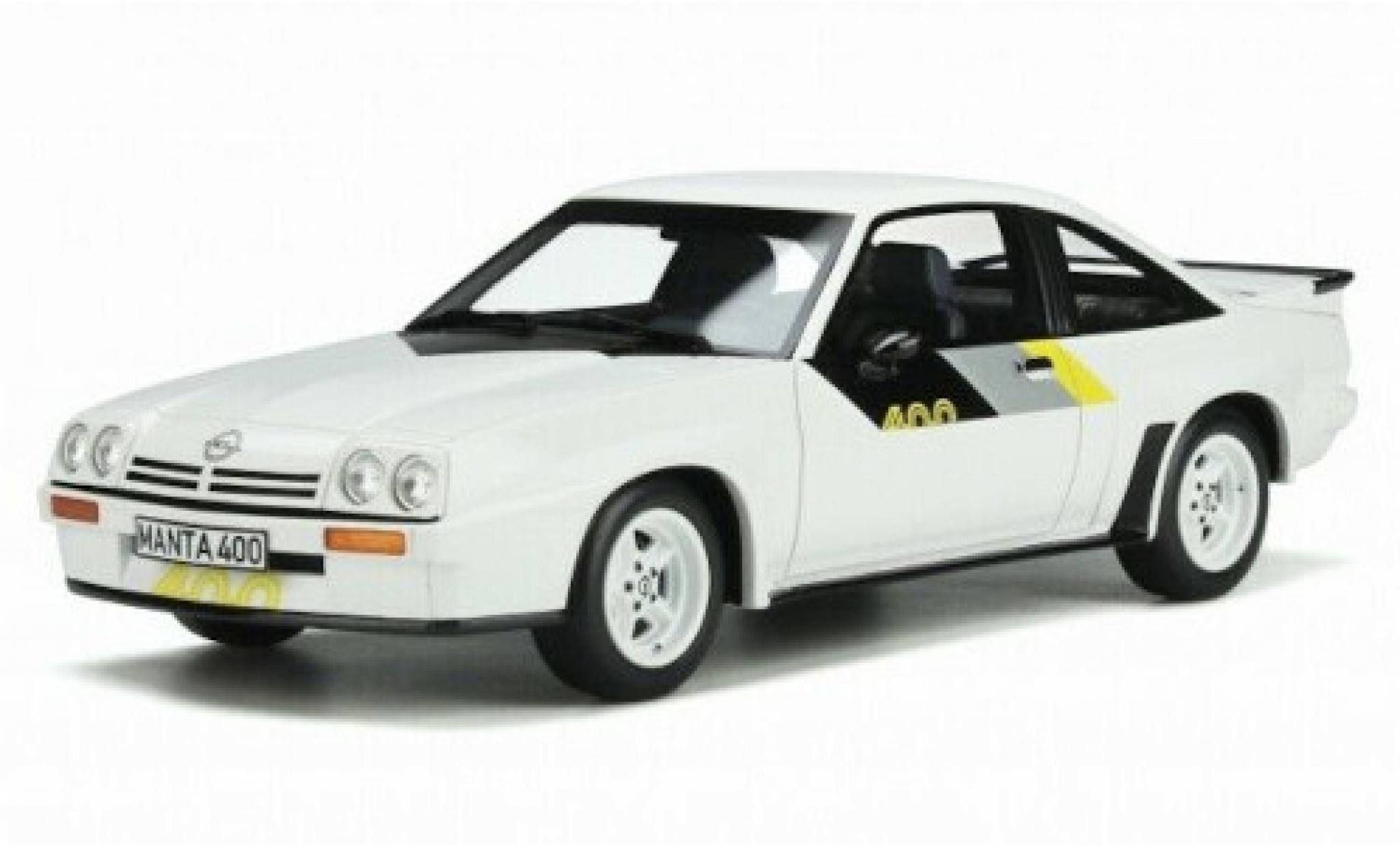 Opel Manta 1/18 Ottomobile B 400 white/Dekor 1982 diecast model cars