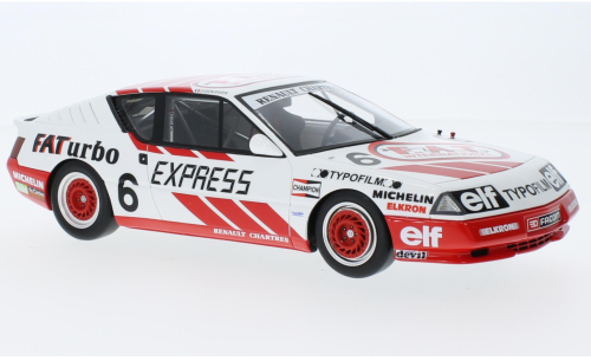 Alpine GTA 1/18 Ottomobile Renault No.6 FATurbo-Express Elf Europe Cup 1987 diecast model cars