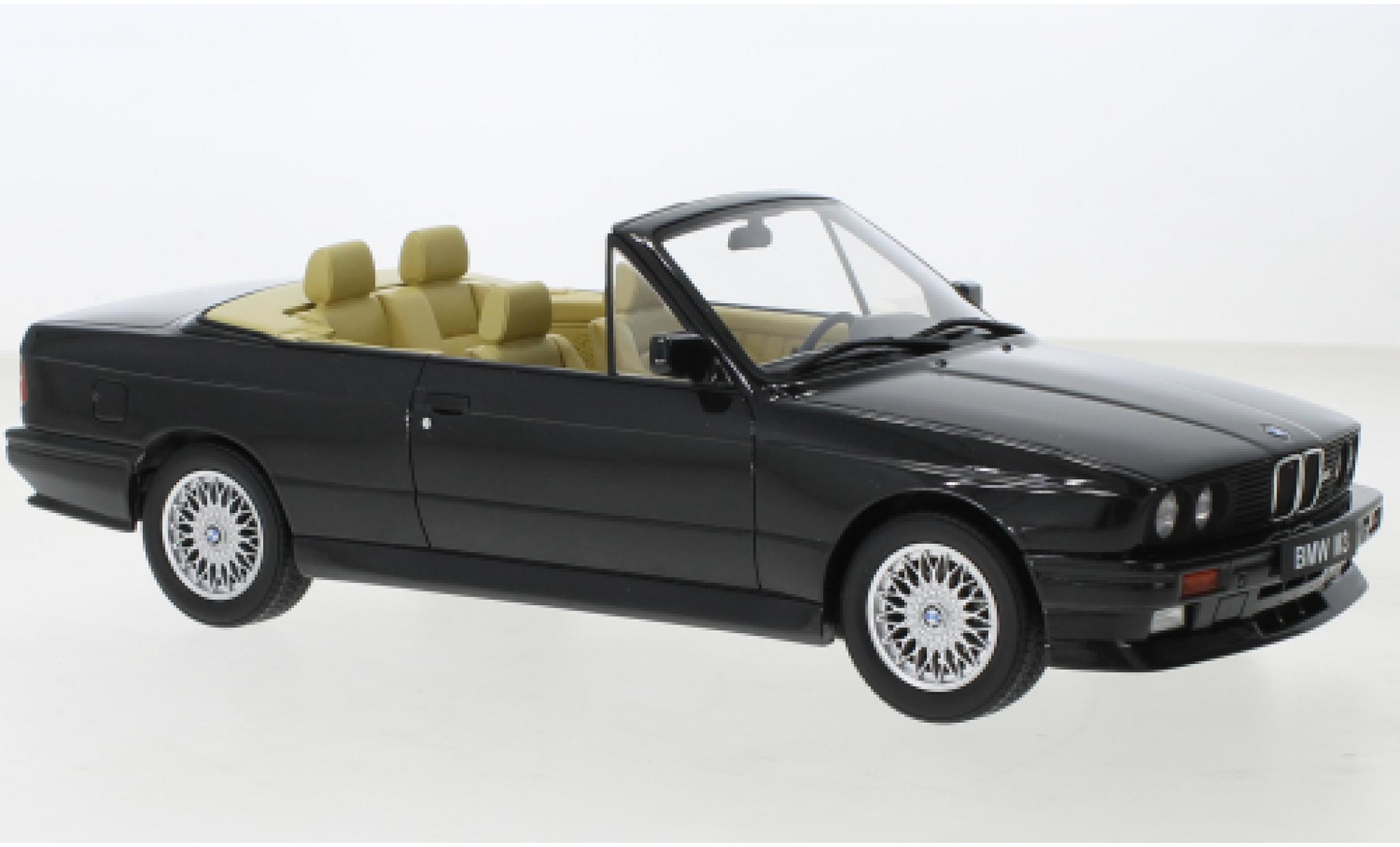 Bmw M3 1/18 Ottomobile (E30) cabriolet metallise black 1989 diecast model cars